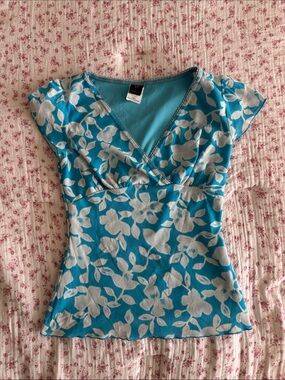 Y2K Wrapper Wrap Top